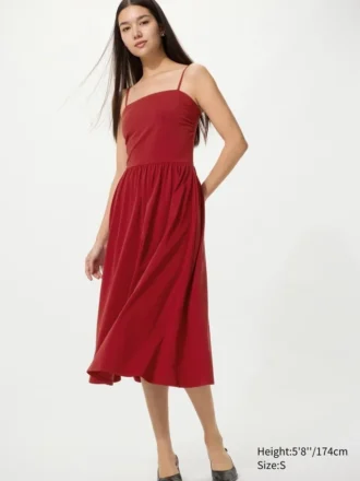 Abito reggiseno a canotta in cotone AIRism da donna