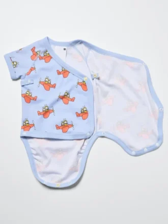 Baby Baby – Collezione di libri illustrati – Body a maniche corte in pantaloncini | Apertura frontale | Miffy