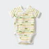 Baby Baby – Collezione Libri Illustrati – Body a maniche corte | Apertura frontale | Bruco
