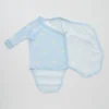 Body a maniche a manica lunga Baby Joy of Print (apertura frontale)