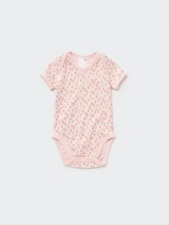 Body a maniche corte Baby Joy of Print (Fiori)