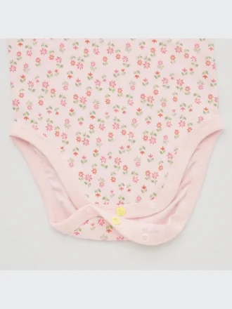 Body a maniche corte Baby Joy of Print (Fiori)