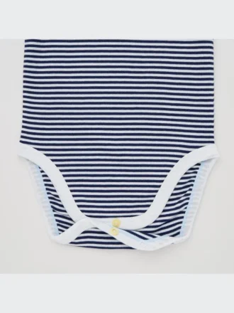 Body a maniche corte per neonati (a righe)