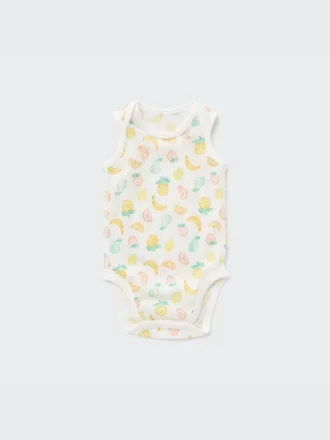 Body interno in rete di cotone Baby Joy of Print