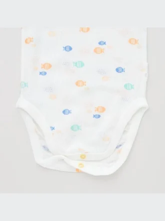 Body interno in rete di cotone Baby Joy of Print