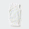 Body senza maniche in maglia di cotone Baby Baby | Apertura frontale | Stampato Body senza maniche in maglia di cotone Baby Baby | Apertura frontale | Stampato