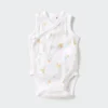 Body senza maniche in maglia di cotone Baby Baby | Apertura frontale | Stampato Body senza maniche in maglia di cotone Baby Baby | Apertura frontale | Stampato