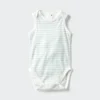 Body senza maniche in maglia di cotone per neonati Body senza maniche in maglia di cotone per neonati