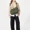 Borsa a tracolla unisex con tasche multiple Borsa a tracolla unisex con tasche multiple