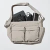 Borsa a tracolla unisex con tasche multiple Borsa a tracolla unisex con tasche multiple