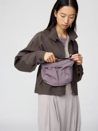 Borsa a tracolla unisex ripiegabile con tasca