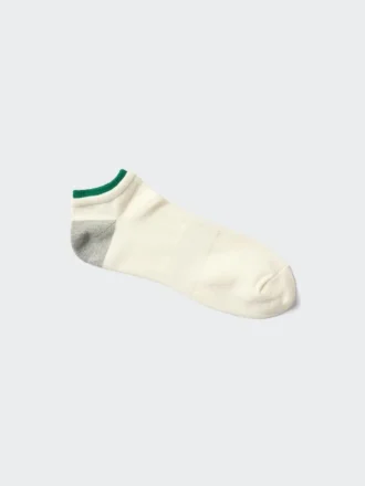 Calzini a coste con blocchi di colore per pantaloncini da uomo