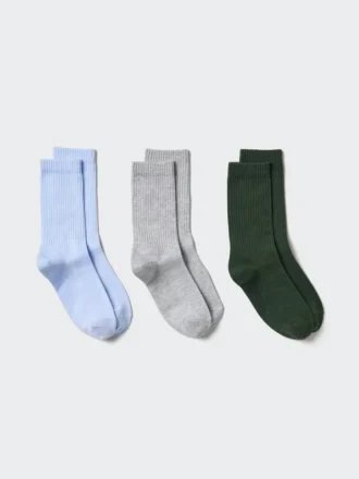 Calzini a costine da donna | 3 paia