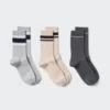 Calzini a costine da donna | 3 paia | A righe
