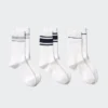Calzini a costine da donna | 3 paia | A righe