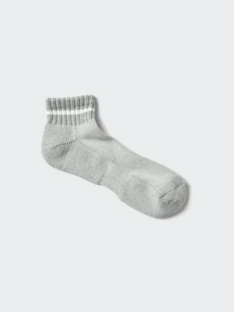 Calzini a pantaloncini da uomo in pile a righe