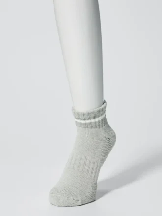 Calzini a pantaloncini da uomo in pile a righe