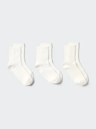 Calzini corti da donna | 3 paia | Maglia popcorn