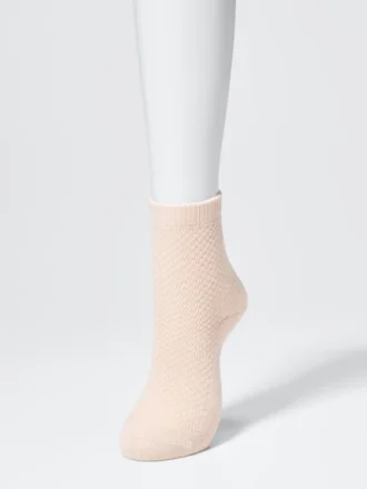Calzini corti da donna | 3 paia | Maglia popcorn