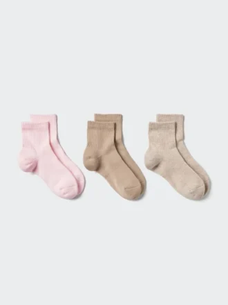 Calzini da donna a costine in pile | 3 paia