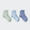 Calzini da donna a costine in pile | 3 paia Calzini da donna a costine in pile | 3 paia