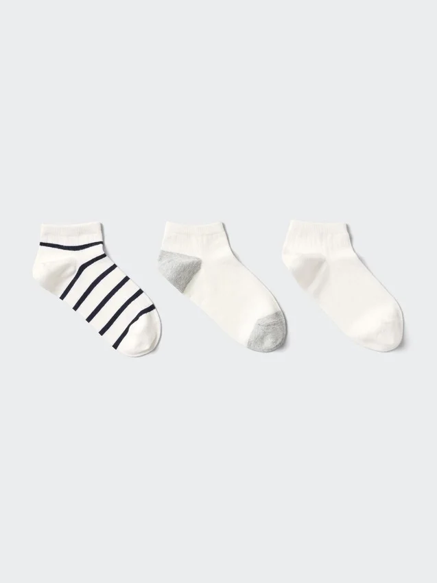 Calzini da donna a pantaloncini | 3 paia | A righe Calzini da donna a pantaloncini | 3 paia | A righe