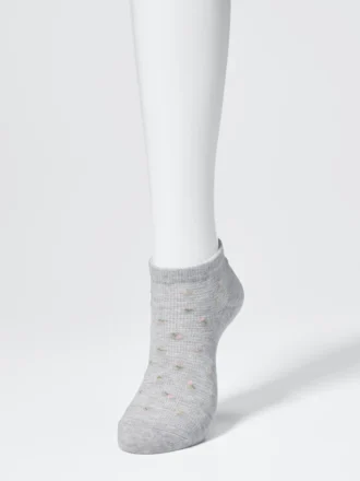 Calzini da donna a pantaloncini | 3 paia | Fiori