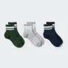 Calzini da donna in pile | 3 paia | A righe Calzini da donna in pile | 3 paia | A righe