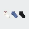 Calzini da pantaloncini per bambini | 3 paia | A righe