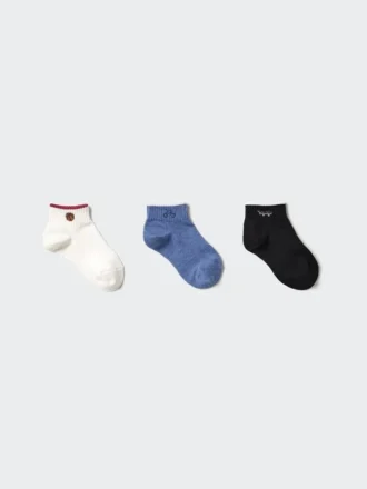 Calzini da pantaloncini per bambini | 3 paia | A righe