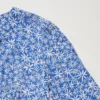 Camicetta da donna con stampa, scollo a V e maglie a manica lunga Camicetta da donna con stampa, scollo a V e maglie a manica lunga