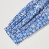 Camicetta da donna con stampa, scollo a V e maglie a manica lunga Camicetta da donna con stampa, scollo a V e maglie a manica lunga