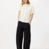 Camicetta da donna in rayon a maniche corte | A pois