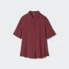 Camicetta da donna in rayon a maniche corte in pantaloncini Camicetta da donna in rayon a maniche corte in pantaloncini