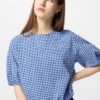 Camicette ampie da donna in seersucker | Gingham