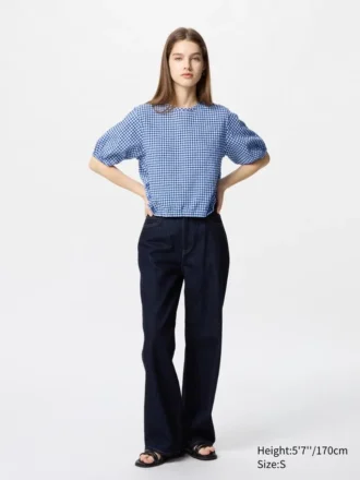Camicette ampie da donna in seersucker | Gingham
