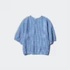 Camicette ampie da donna in seersucker | Gingham