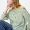 Camicette da donna in cotone leggero con arricciature | Stampa Camicette da donna in cotone leggero con arricciature | Stampa