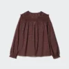 Camicette da donna in cotone leggero con arricciature | Stampa Camicette da donna in cotone leggero con arricciature | Stampa