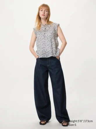 Camicette da donna in cotone leggero con pinces | Senza maniche | Stampa