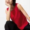 Camicette da donna in misto lino | Senza maniche