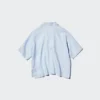 Camicia boxy da donna in Premium Linen | Maniche corte Camicia boxy da donna in Premium Linen | Maniche corte