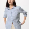 Camicia da donna in Premium Linen | A righe
