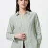 Camicia da donna in Premium Linen | A righe Camicia da donna in Premium Linen | A righe