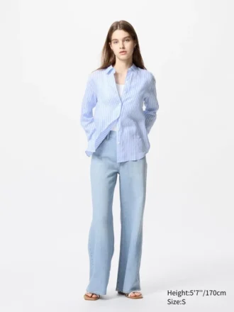 Camicia da donna in Premium Linen | A righe