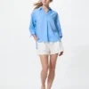 Camicia da donna in Premium Linen con collo alla marinara Camicia da donna in Premium Linen con collo alla marinara