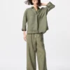Camicia da donna in Premium Linen con collo alla marinara Camicia da donna in Premium Linen con collo alla marinara