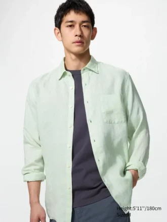 Camicia da uomo in Premium Linen