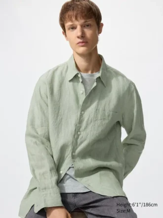 Camicia da uomo in Premium Linen