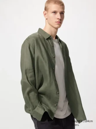 Camicia da uomo in Premium Linen